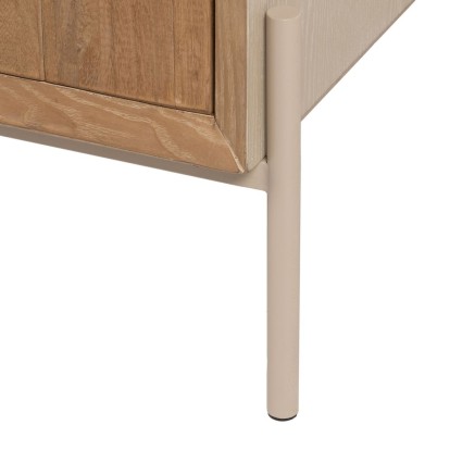 Meuble d'Entrée AIKO Crème Naturel 100 x 40 x 98,5 cm 2