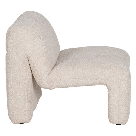 Leunstoel Beige Hout 62 x 86 x 69 cm