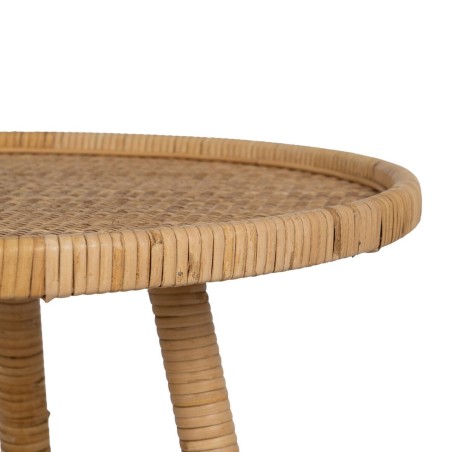 Side table Beige Rattan 60 x 60 x 71 cm