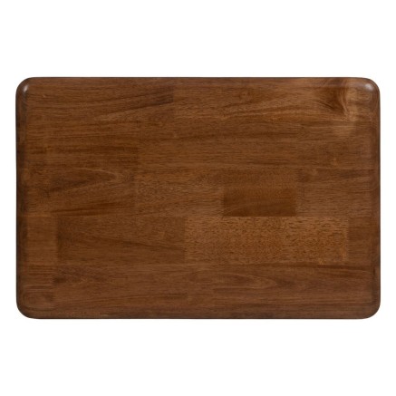 Table d'appoint LAGOM Noir Naturel Fer Bois d'hévéa 60 x 40 x 60 cm 2
