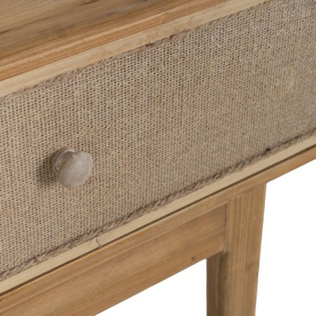 Buffet GEREL Naturel Bois d'épicéa Bois MDF Fibre naturelle 115 x 37