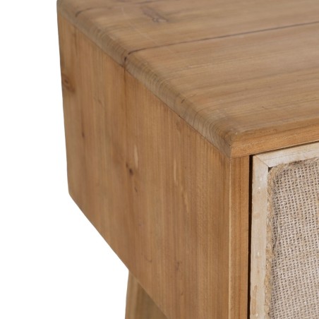 Buffet GEREL Naturel Bois d'épicéa Bois MDF Fibre naturelle 115 x 37