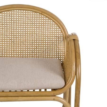 Poltrona Naturale Rattan 63,5 x 58 x 77 cm