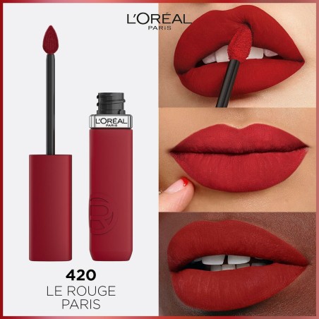 Lipgloss L'Oreal Make Up Infaillible Matte Resistance True Romance Nº