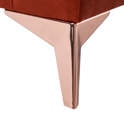 Zweisitzer-Sofa Ziegel 170 x 98 x 97 cm Holz 2