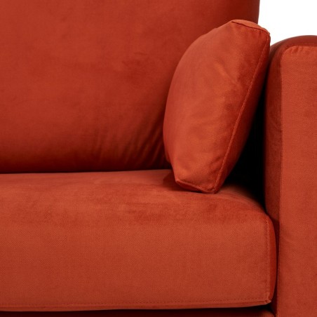 Zweisitzer-Sofa Ziegel 170 x 98 x 97 cm Holz