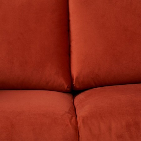 Zweisitzer-Sofa Ziegel 170 x 98 x 97 cm Holz