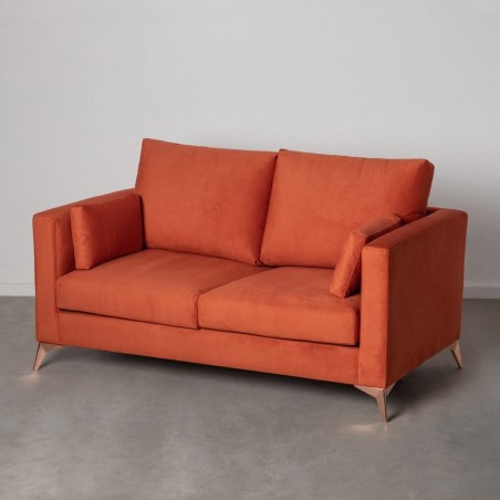 Zweisitzer-Sofa Ziegel 170 x 98 x 97 cm Holz