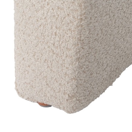 Poef Beige Polyester 67 X 48 X 47 CM 2