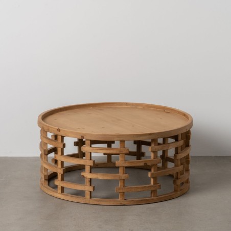 Mesa de Centro Natural 80 x 80 x 36 cm