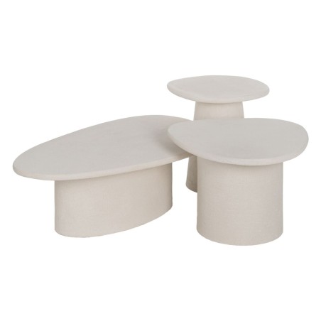 Tavolino da Caffè WILMA Bianco Legno MDF 57 x 57 x 40 cm