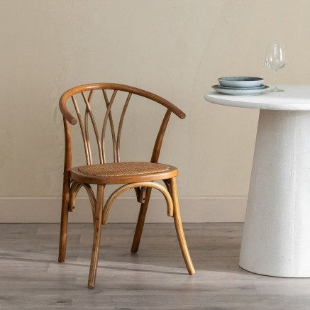 Silla de Comedor Marrón 55 X 50 X 81 CM 2
