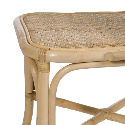 Silla de Comedor Natural Ratán 51 X 62 X 89 CM 2
