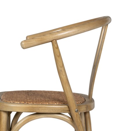 Dining Chair Brown 55 X 50 X 81 CM