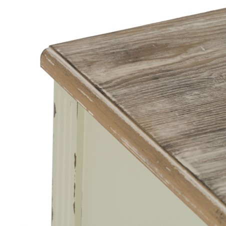 Caisson à Tiroirs Beige Naturel Bois d'épicéa Bois MDF 90 X 42 X 85