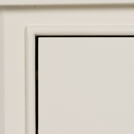 Nightstand White Pine MDF Wood 43 X 33 X 60 CM 2