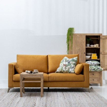 Sofá 200 x 98 x 97 cm Amarillo 2