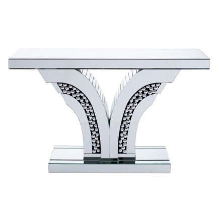 Meuble d'Entrée Miroir 120 x 40 x 75 cm