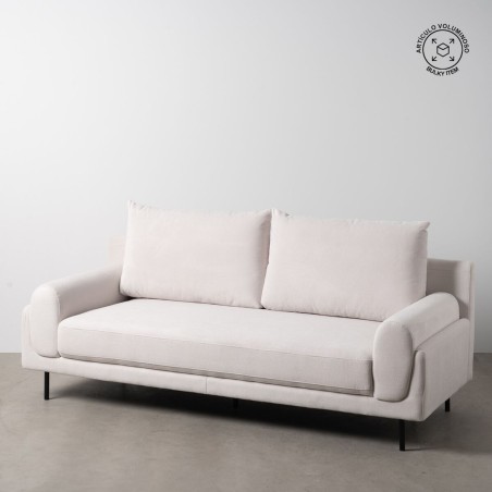 Sofa Crème 216 x 86 x 90 cm