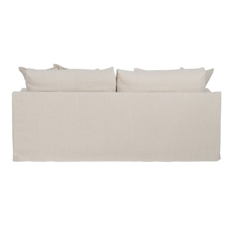 Sofa Zwart Crème 215 x 94 x 94 cm