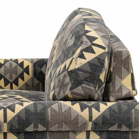 Sessel Schwarz Taupe 91 x 90 x 95 cm