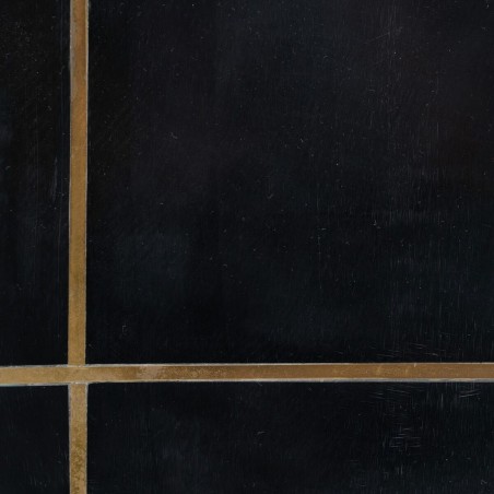 Mesa auxiliar Negro Dorado 38 x 38 x 43 cm