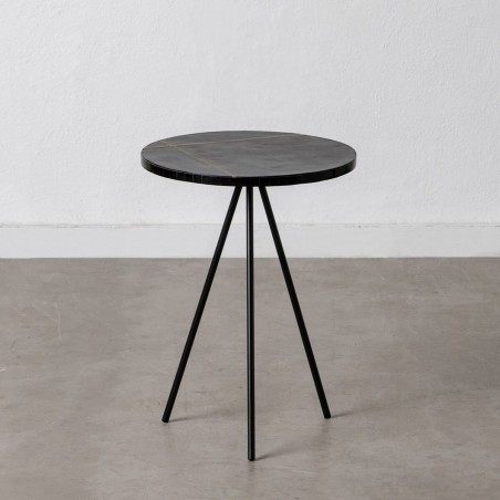 Table d'appoint Noir Doré 38 x 38 x 43 cm