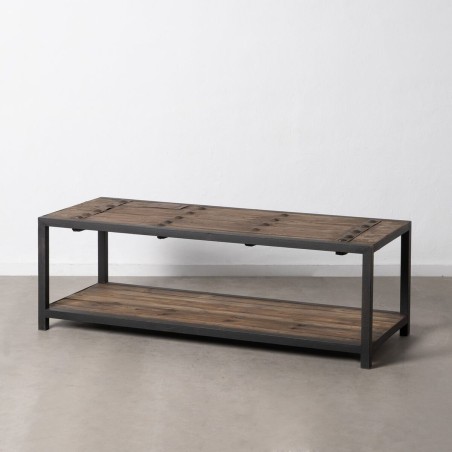 Mesa de Centro Negro Natural 165 x 64 x 55 cm