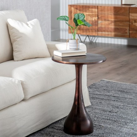Table d'appoint Cuivre 45 x 45 x 62 cm 2
