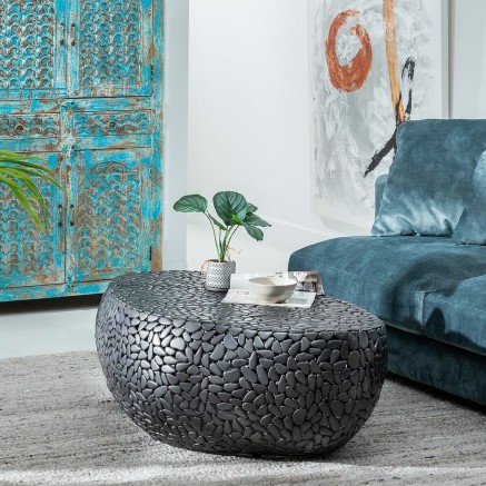 Centre Table Black 123 x 69 x 41 cm 2
