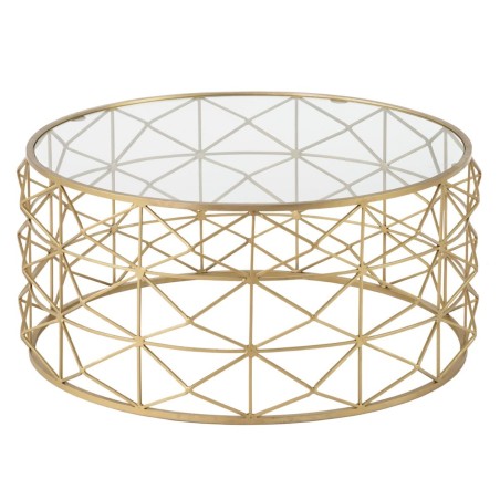 Table Basse Doré 98 x 98 x 44 cm
