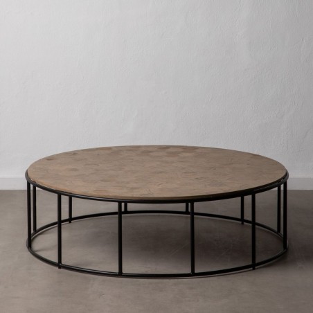 Table Basse Naturel 120 x 120 x 35 cm