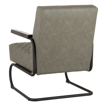 Leunstoel Zwart Groen 61 x 70 x 85 cm