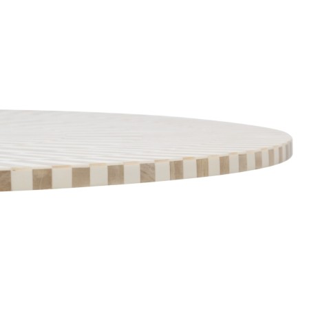 Side table White Golden 91,4 x 91,4 x 74 cm