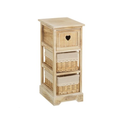 Ladenkast COUNTRY Natuurlijk 26 x 32 x 63 cm