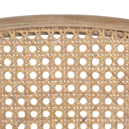 Chaise de Salle à Manger Beige Naturel Bois d'hévéa Coton Polyester 2
