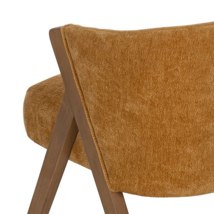 Chaise de Salle à Manger Polyester Bois Foam 58 x 59,5 x 68,5 cm 2