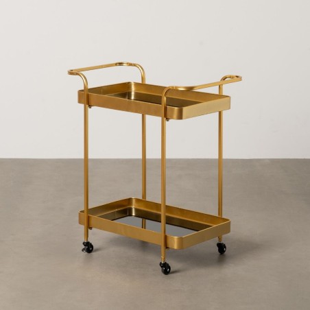 Serving trolley Golden 63 x 38 x 75 cm