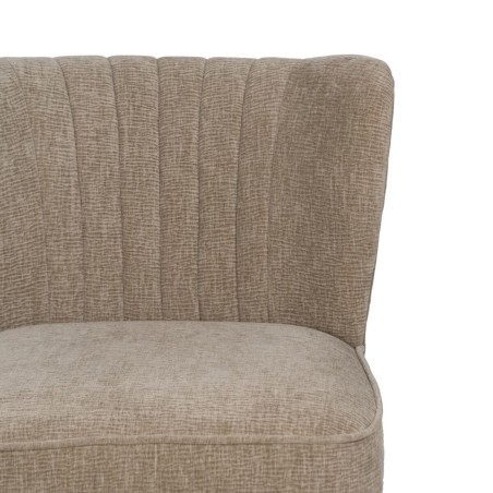 Poltrona Nero Dorato 58 x 70 x 74 cm