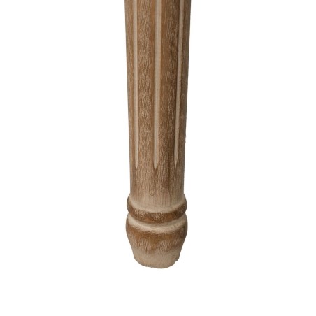 Hocker Beige Kautschukholz 122 x 41 x 46 cm