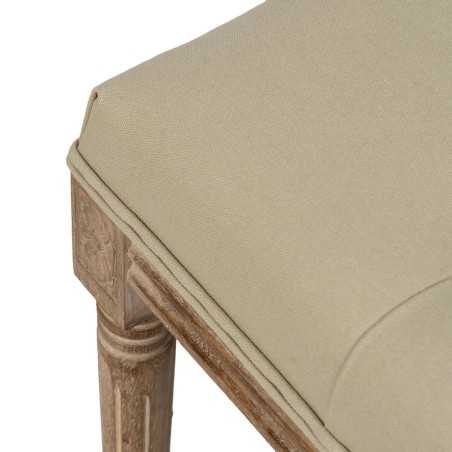 Kruk Beige Rubberwood 122 x 41 x 46 cm