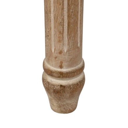 Kruk Beige Rubberwood 125 x 45 x 48 cm 2