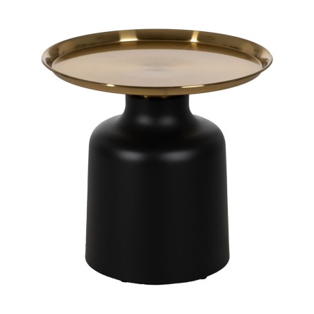 Mesa auxiliar Negro Dorado 45 x 45 x 55 cm 50 x 50 x 47,5 cm