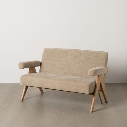 Sofá Beige 134 x 76 x 85 cm 2