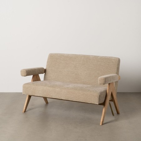 Canapé Beige 134 x 76 x 85 cm