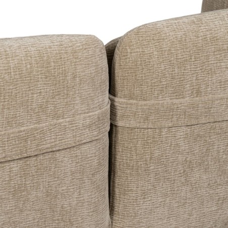 Canapé Noir Beige 127 x 72 x 73 cm