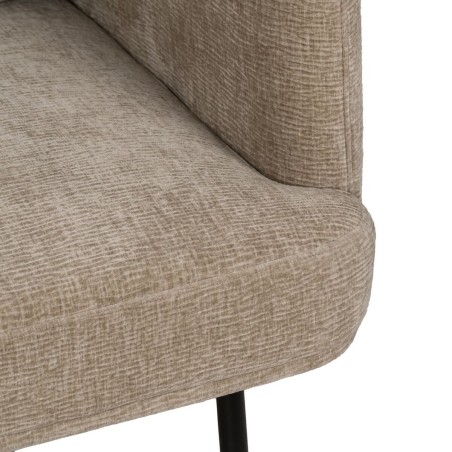 Divano Nero Beige 127 x 72 x 73 cm