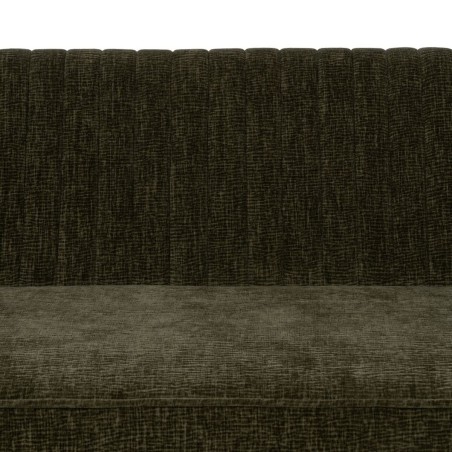 Sofa Zwart Groen Gouden 134 x 74 x 70 cm