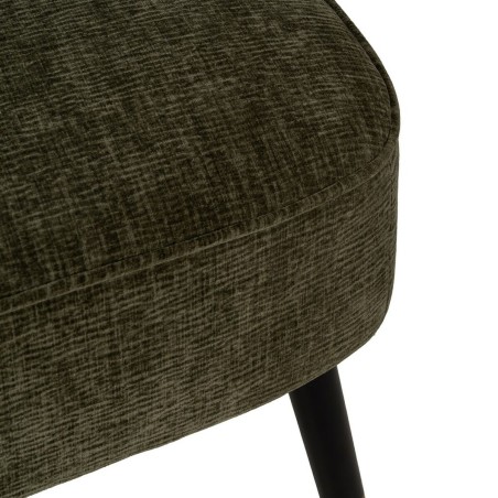 Sofa Zwart Groen Gouden 134 x 74 x 70 cm
