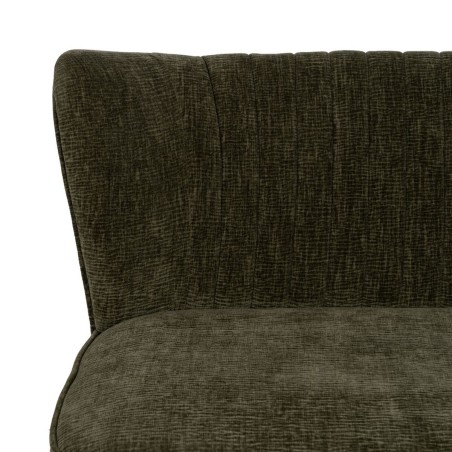 Sofa Zwart Groen Gouden 134 x 74 x 70 cm